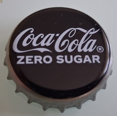 Crown Caps Coca-Cola  Zero Sugar Germany Black/White Rim Gray 1 Piece KK