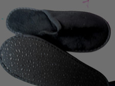 Hotelslipper Badelatschen Hausschuhe Einweg Slipper Hotel Pantoffeln neu schwarz