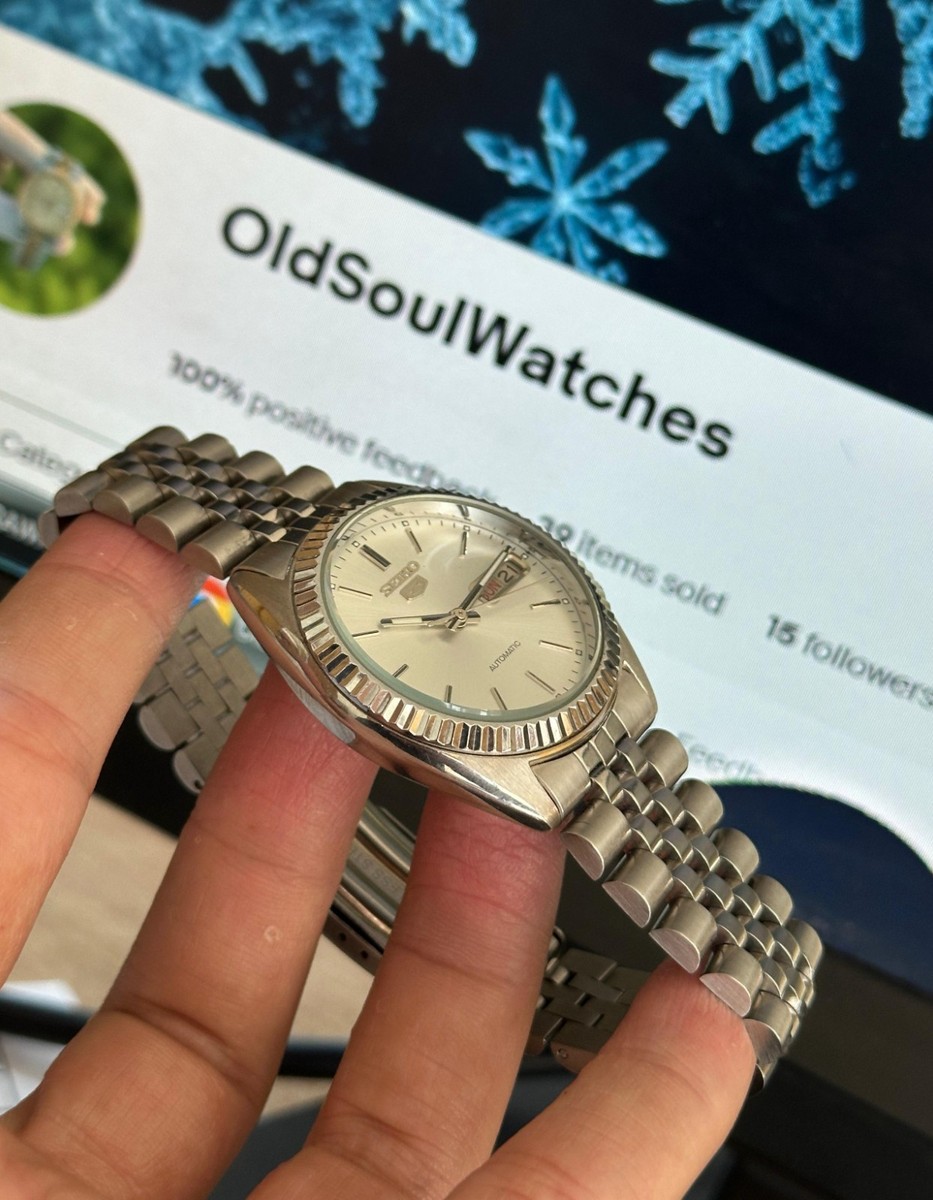 Seiko 5 Sports Silver Men's Watch - SNXJ89 for sale online | eBay