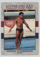 1991 Impel US Olympicards Hall of Fame Greg Louganis #50 0bn8