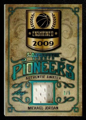 Michael Jordan 2009 Ultimate Sports Pioneers Leaf Relic Swat 2/5 UP-06 060926WCD