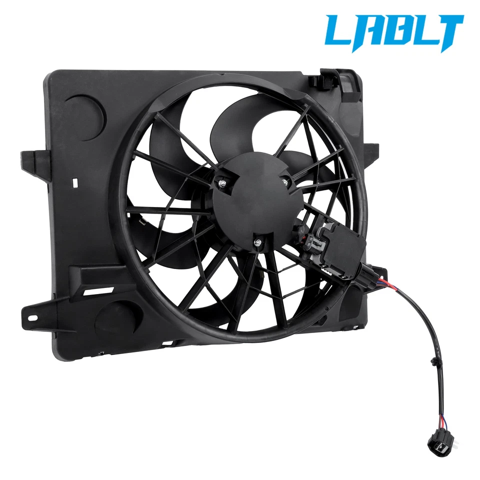 For Lincoln Town Car Mercury Grand Marquis 2003 2004 2005 Radiator Cooling Fan - Image 2 of 4