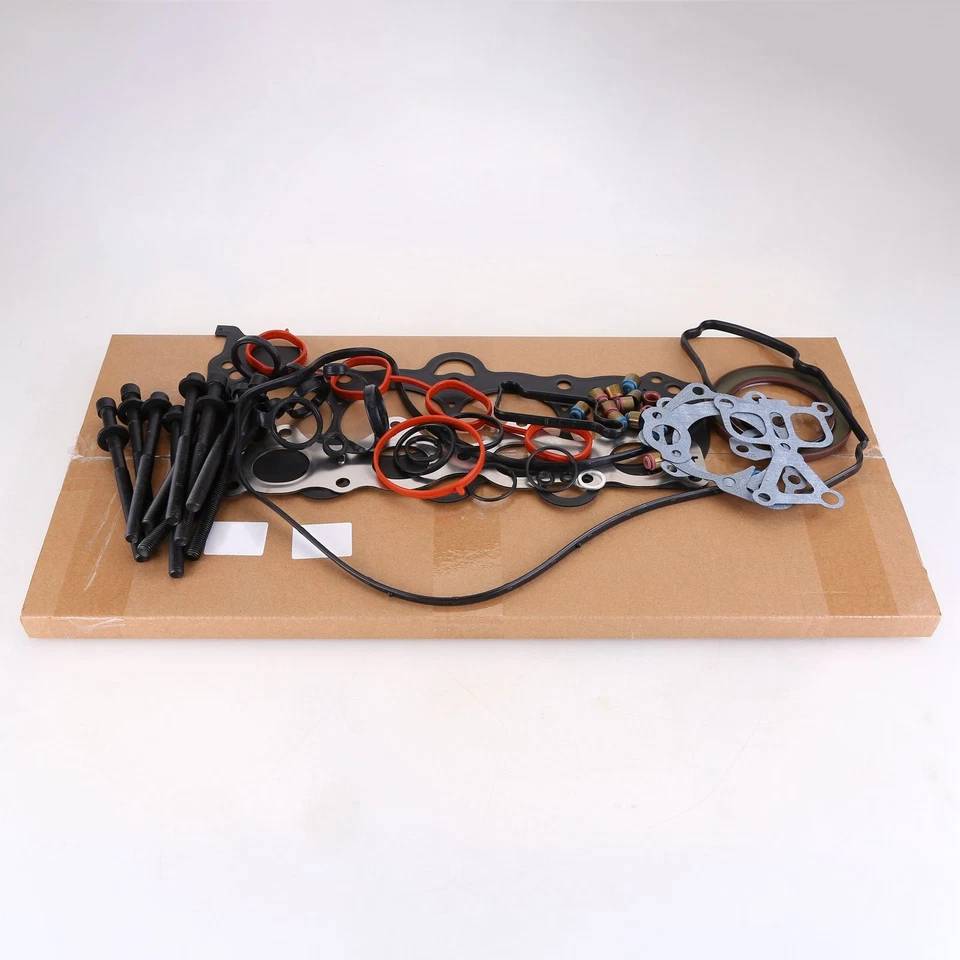 Juego de juntas de culata con pernos y válvulas de escape de admisión para Accent Veloster Rio Soul 1,6 L Foto 3 de 4