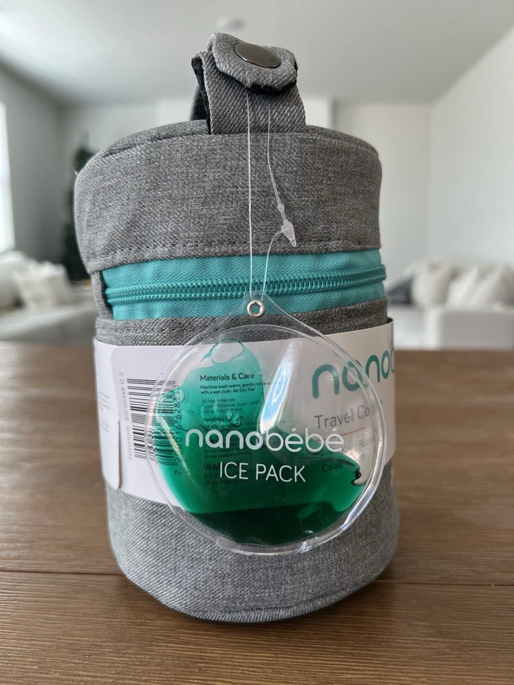 Nanobébé On-the-Go enfriador de botellas y bolsa de viaje - triple capa aislada - nuevo Foto 2 de 3