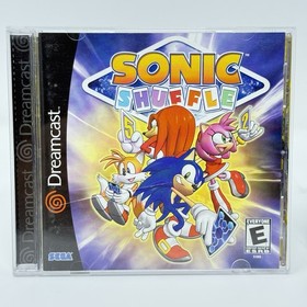 Sonic Shuffle Sega Dreamcast Not For Resale Variant Complete CIB Tested