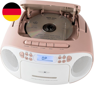 Reflexion RCR2260 Cd-Player Mit Kassette Und Radio Für Netz- Und Batteriebetrieb