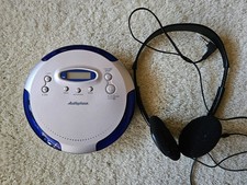 Audiophase CD-315 Portable CD Compact Disc Player Blue Anti Skip