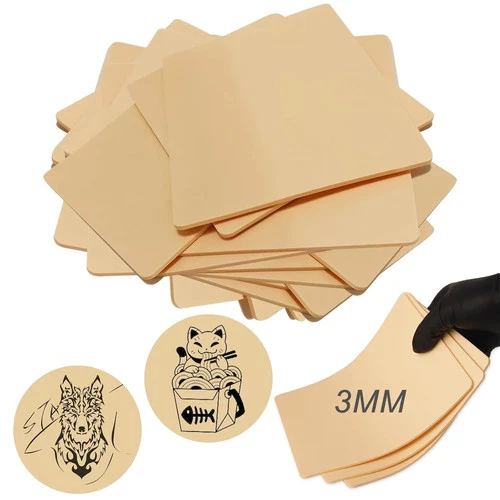 Emalla Tattoo Practice Kit 5 Fake Skins and 20 Transfer Papers for Beginners image 8