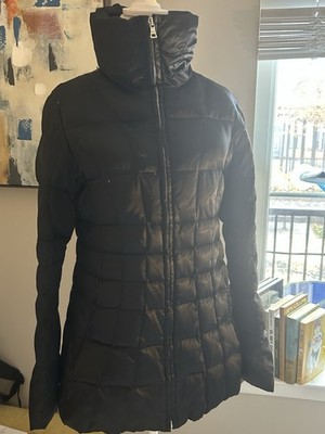 Marc New York Women s Small Brown Puffer Down Coat Jacket Quilted Winter Zip