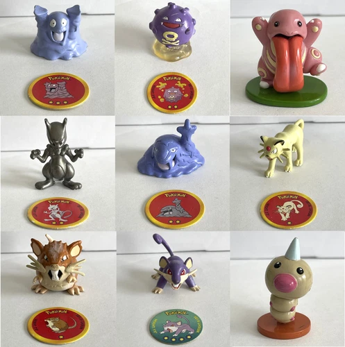 VINTAGE Pokemon Battle Figures w/ w/o Disc TOMY Hasbro CGTSJ Monster Collection
