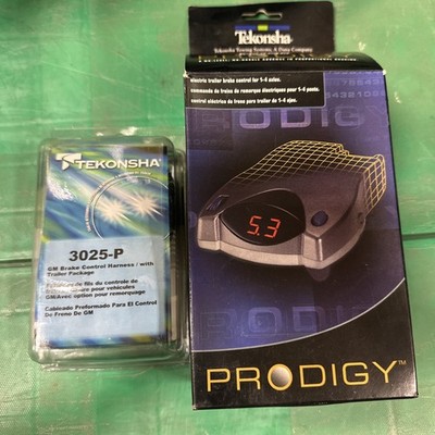 Tekonsha Prodigy Trailer Brake Control w/ Wiring harness for 99-02 GM 90185