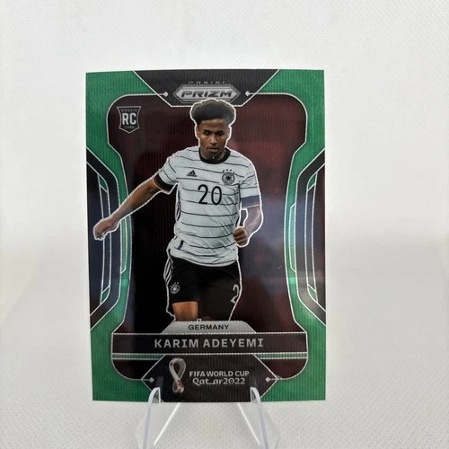 2022 Panini Prizm FIFA World Cup Qatar #111 Karim Adeyemi Green Wave Rookie