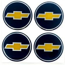Emblem Badge Rally Wheel Center Hub Caps 2.50 Gold Chrome C-1500 Truck 90-96