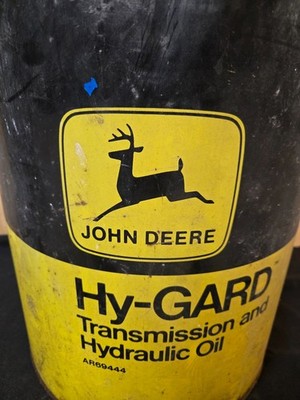 Yellow Black Vintage John Deere 5 Gal Hy-Gard Transmission