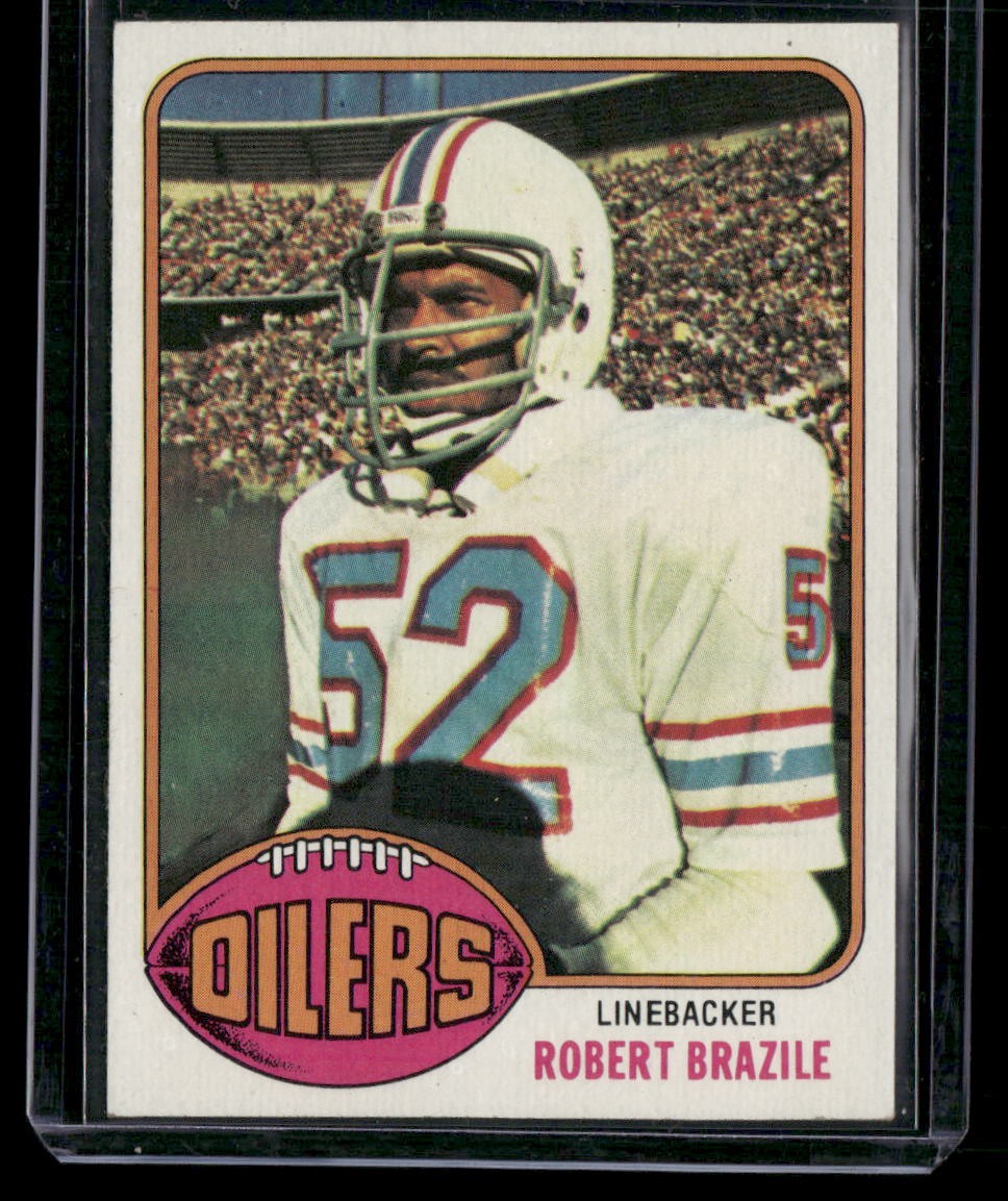 1976 Topps #424 Robert Brazile