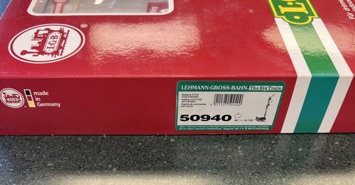 Señal doméstica europea de dos brazos vintage LGB #50940 G escala operativa | Zustand: New