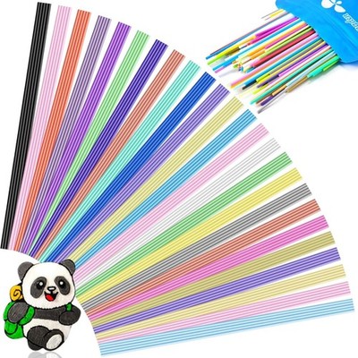 250 Stück 3D Stift Filament Nachfüllpack in 25 Farben für 3Doodler Start+