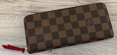 Louis Vuitton Clémence Damier Ebene   Zippy Geldbörse (16)