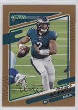 2021 Panini Donruss Press Proof Bronze Jalen Hurts (Football in Right Hand) 03rx
