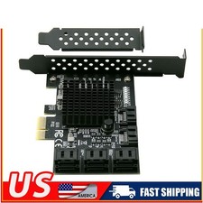 8-Port SATA 3.0 PCI Express Expansion Card PCI-E Controller 6G Adapter for HDDOT