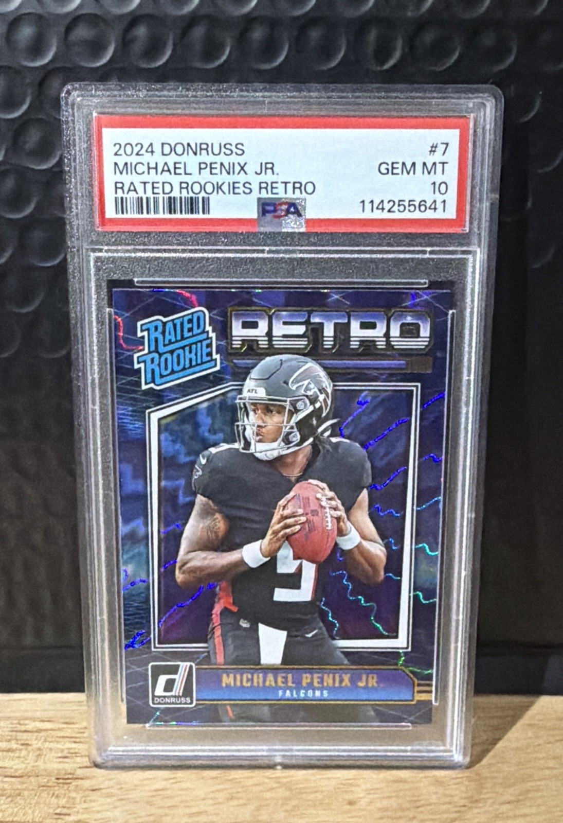 Michael Penix Panini Donruss Rated Rookies Retro #7 Base