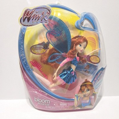 Winx Club Believix Bloom Doll 2012 Jakks Pacific Poseable Fluttering Wings New