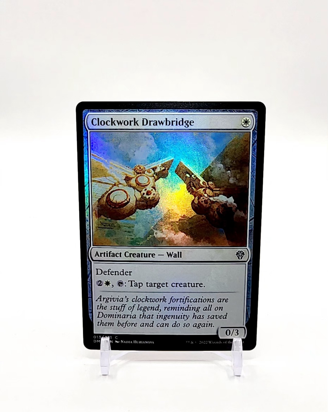 Clockwork Drawbridge Common Foil Magic The Gathering TCG Dominaria United 13