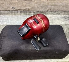 Shakespeare Durango Spincast Fishing Reel DSC15 Red Professionally Cleaned Oiled