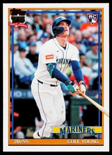 2026 Topps Series 1 Cole Young Base (RAW)