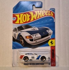 HOT WHEELS FERRARI 365 GTB4 Competizione WHITE Ferrari Series