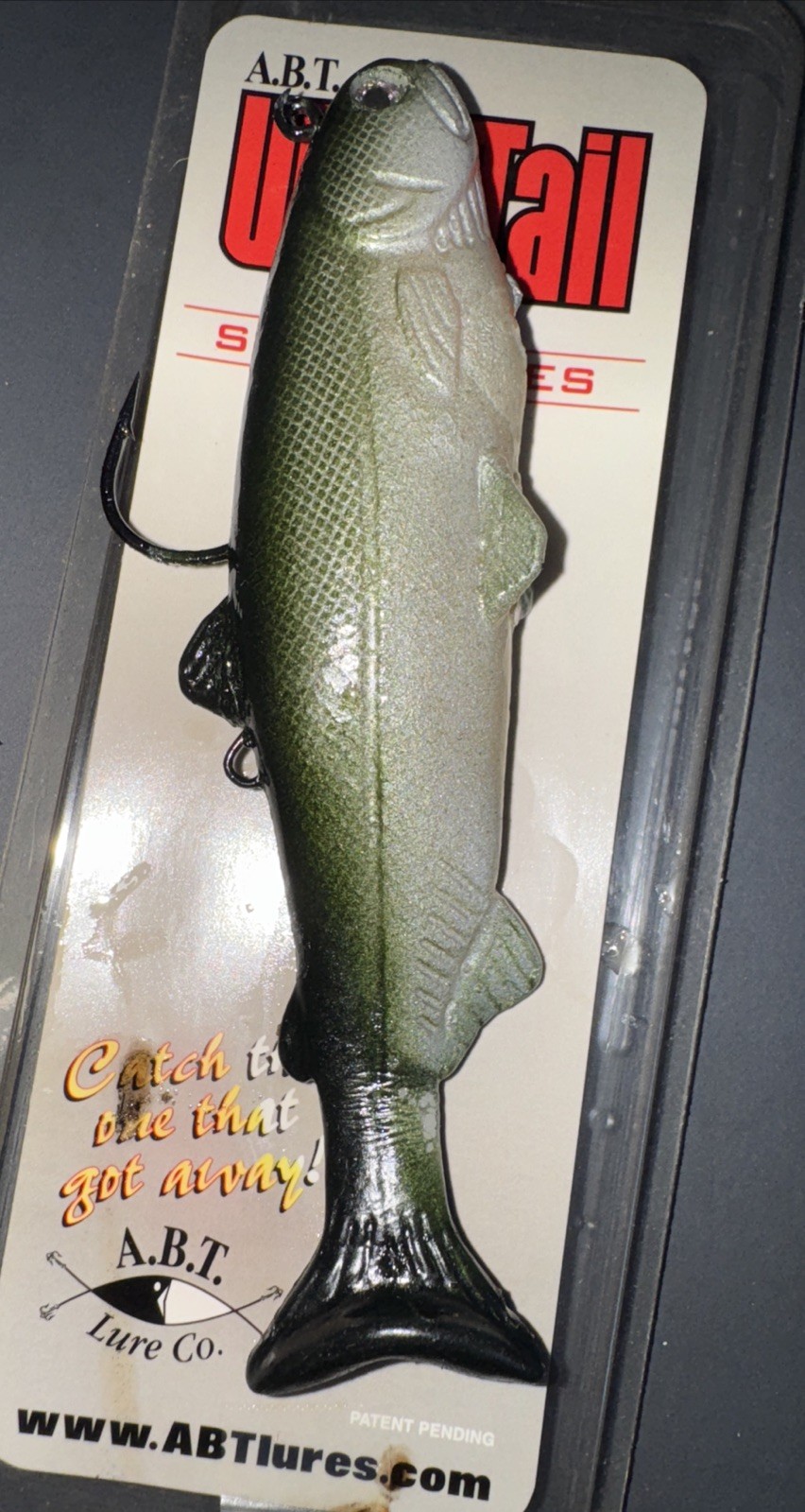 Rare ABT Lures Wagtail SS GR Hitch Swimbait 6" Swim Bait ROF 12 - Image 6