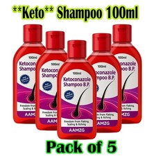 2 Keto conazole Anti Dandruff Shampoo-100 ml Pack of 5 