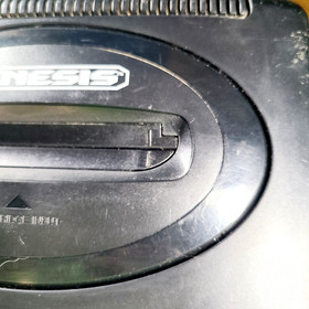 Sega Genesis Model 2 Game Console Black, MK-1631 (3) Games Tested Good No Cables