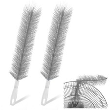 2 Pcs Fan Cleaner Brushes, Bendable Fan Cleaning Brush Cobweb Duster Set Micr...