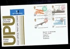 UK GB 1974 UPU Universal FDC With description to Rhodesia