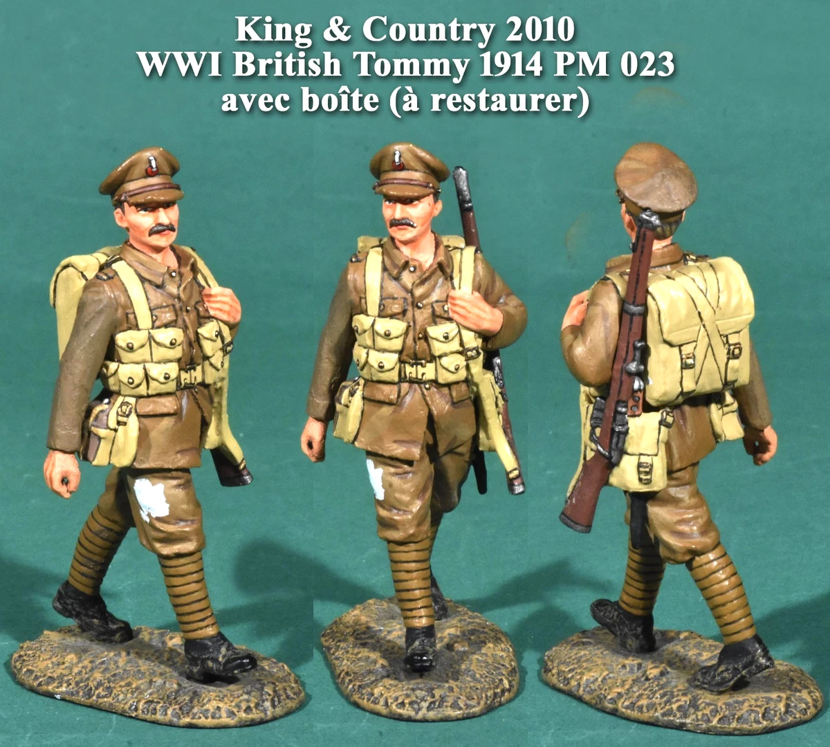 1:32 BOITE SOLDATS Matchbox ancien Afrika Korps combat troops German 1:32 BOITE SOLDATS Matchbox ancien Afrika Korps combat troops German