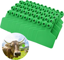 Blank Ear Tags Livestock Ear Tags for Cattle Goats Sheep Pigs Hogs Cows Cattle C