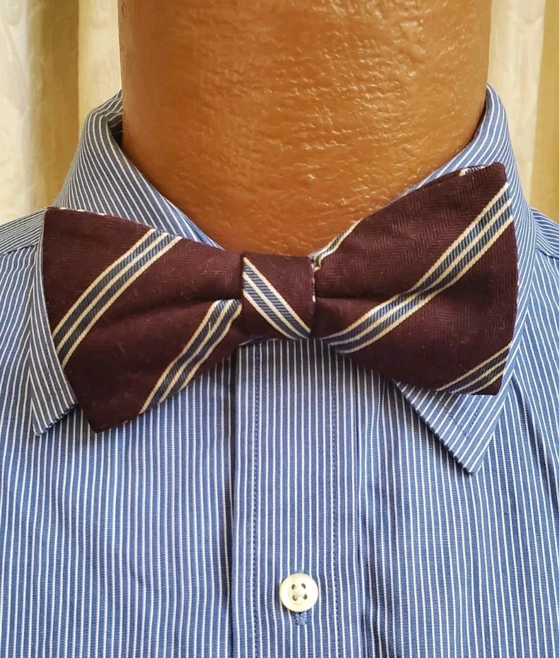 Ryan Seacrest Distinction Hombres Cuello Ropa Pajarita Nuevo con Etiquetas Altavoz Cuadros Foto 4 de 4