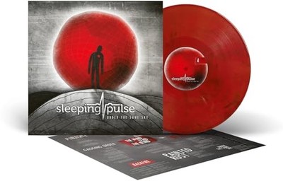 SLEEPING PULSE - UNDER THE SAME SKY RED/BLACK MARBLE - Vinyl Record - N72z