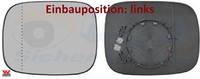 VAN Wezel 5938835 Spiegelglas FüR AußEnspiegel Links FüR Volvo