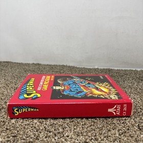 Atari 2600 Boxed Video Game Cartridge - Superman - CIB Complete Working