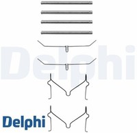 Delphi LX0182 ZubehöRsatz FüR Scheibenbremsbelag ZubehöRsatz Bremsbelag