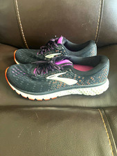 Brooks Glycerin 17 Women  s Size 9 Running Shoes Black/Purple/Coral 1202831B059