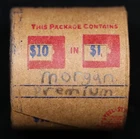 Uncirculated Morgan Silver $1 - 10 Coin Roll - Premium - Woolworth/Woolco