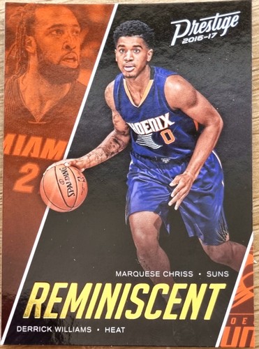 2016-17 Panini Prestige Reminiscent #7 Marquese Chriss RC / Derrick Williams - Picture 3 of 3