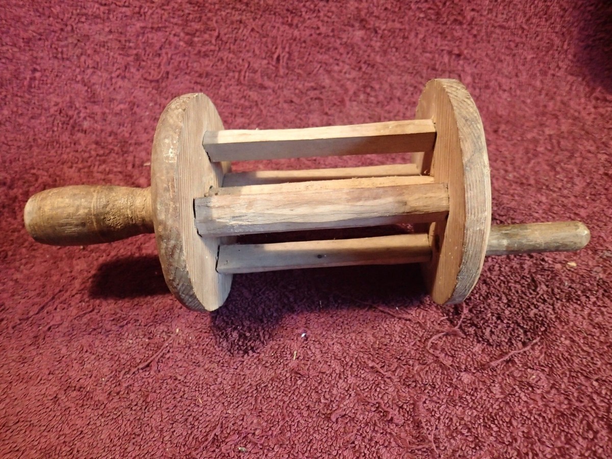 antique swedish fishing reels ANTIQUE HANDMADE WOOD FISHING REEL FOLK ART SWEDEN SWEDISH SCANDINAVIA