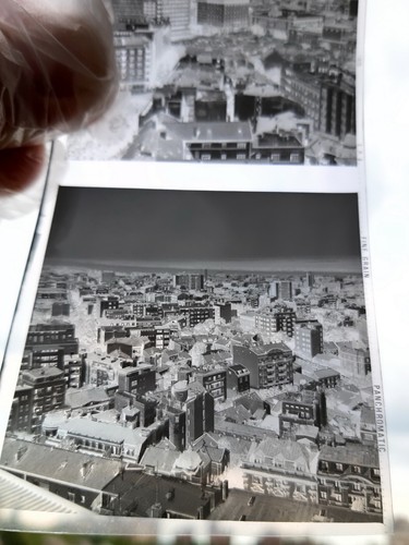 Vintage 1960s Aerial View Belgrade Downtown Medium Format B&W Negatives 6x6 cm - Picture 9 of 13