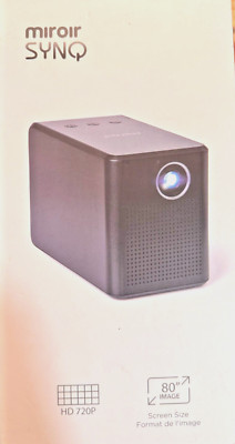 Miroir Surge Series SYNQ 720p DLP Mini Projector, Black, free shipment