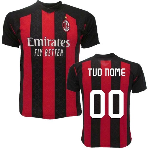 Maglia Milan Personalizzata Maglietta ACMilan Maglie Replica 2021 PS 39487  | eBay