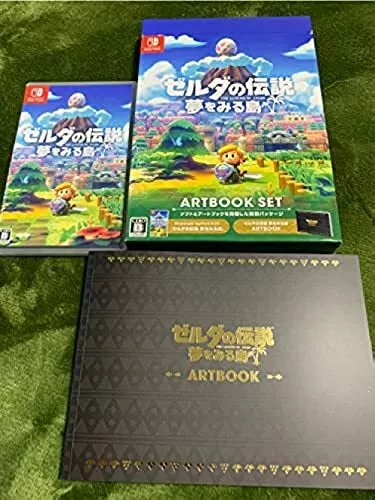 The Legend of Zelda Link's Awakening Dreamer Nintendo Switch Art Book SET  Japan